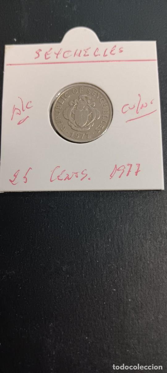 Monedas antiguas de &Aacute;frica: SEYCHELLES 25 CENTIMOS 1977 BC KM=33 (CUPRONIQUEL)