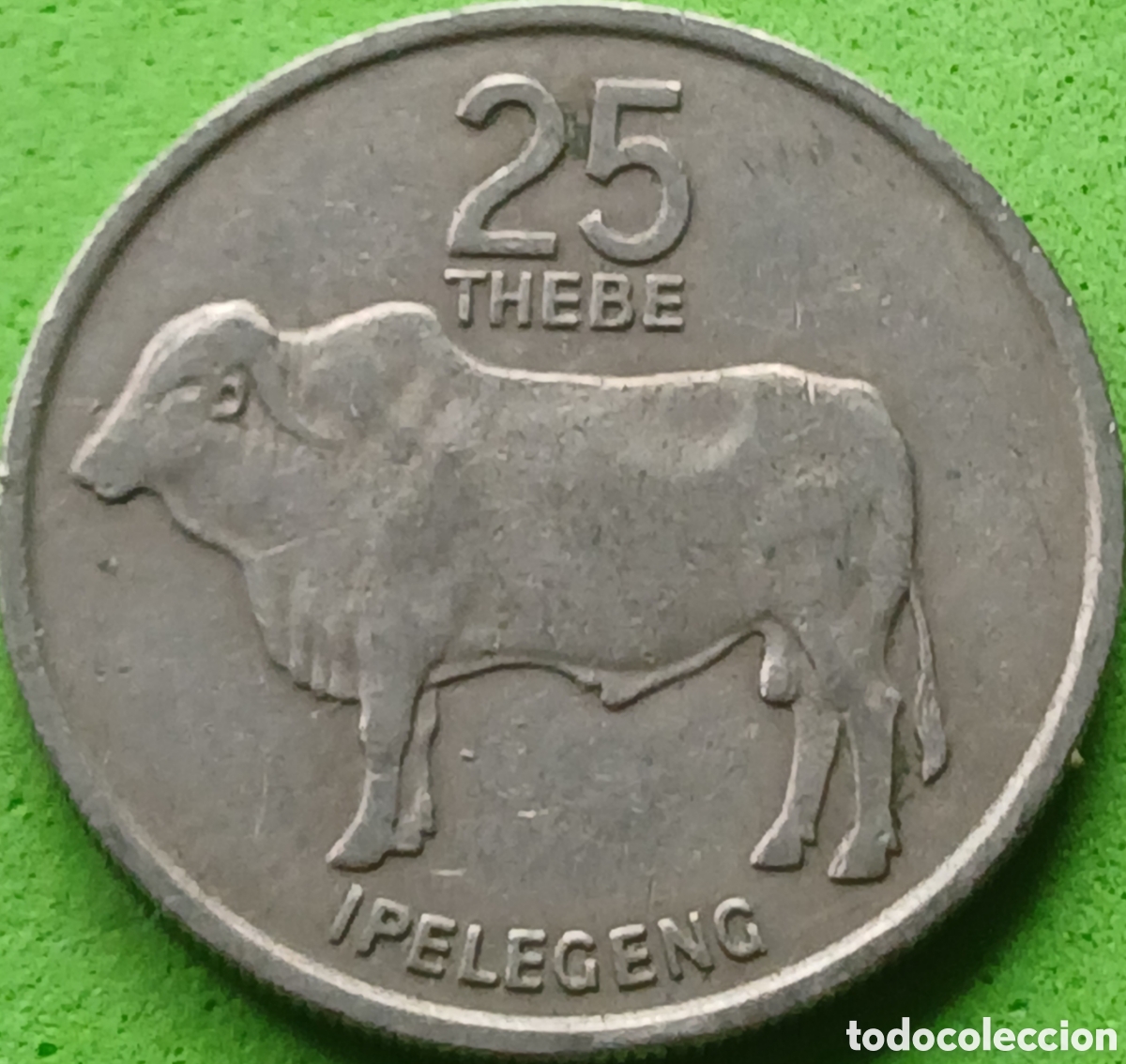 Monedas antiguas de &Aacute;frica: Botswana 25 thebe 1977 km#6