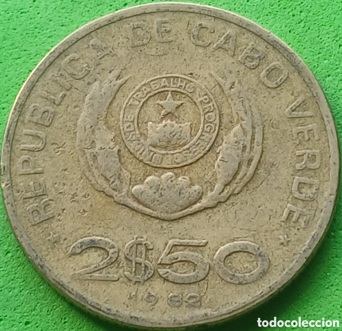 Monedas antiguas de &Aacute;frica: Cabo Verde 2.5 escudos 1982 km#18
