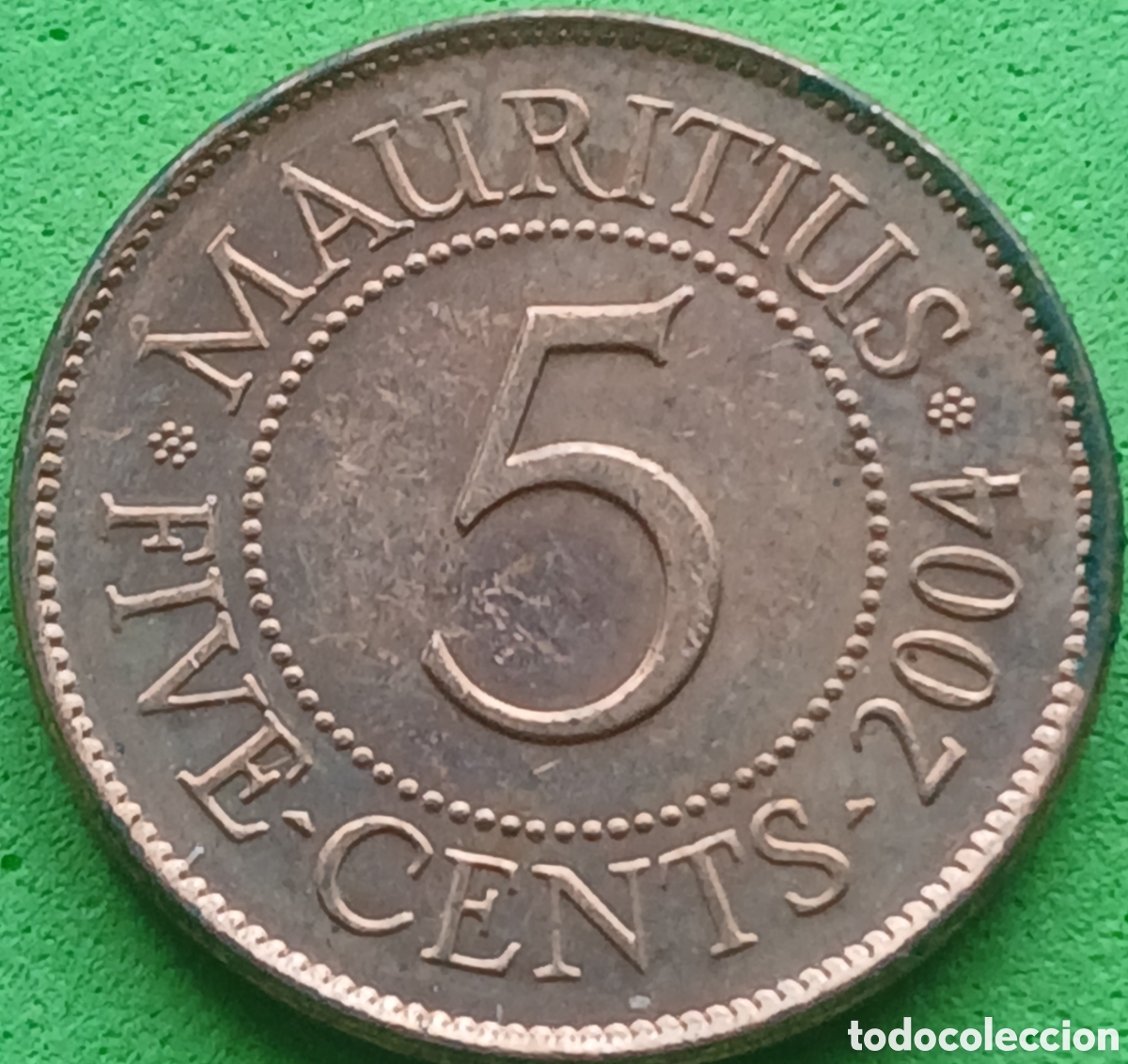 Monedas antiguas de &Aacute;frica: Mauricio 5 cents 2004 km#52