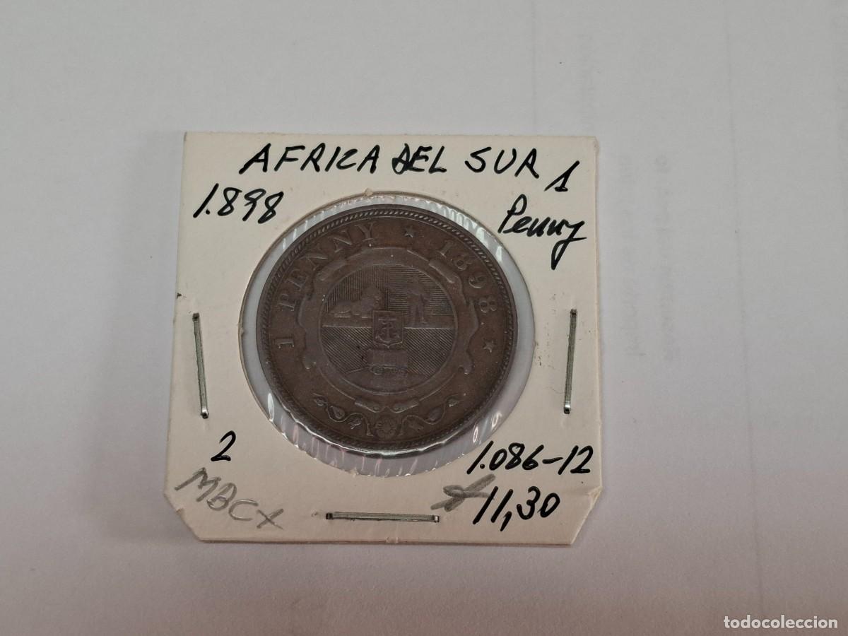 Monedas antiguas de &Aacute;frica: 1 PENNY de 1898 KM 2 AFRICA DEL SUR en MBC+