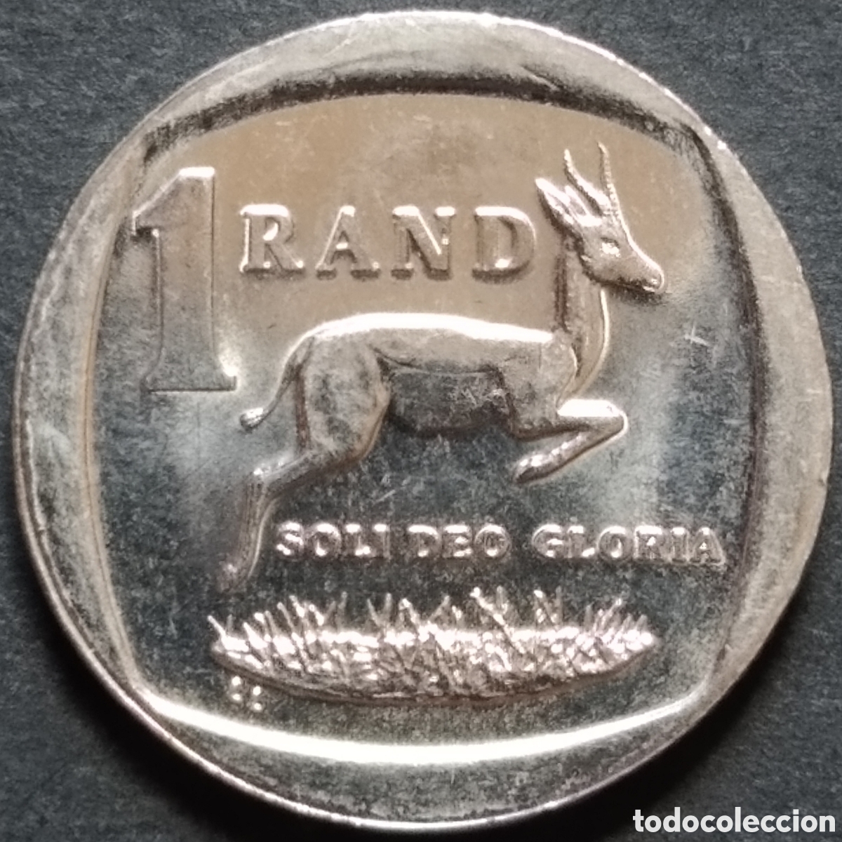 Monedas antiguas de &Aacute;frica: MONEDA - SUD&Aacute;FRICA 1 RAND 2004