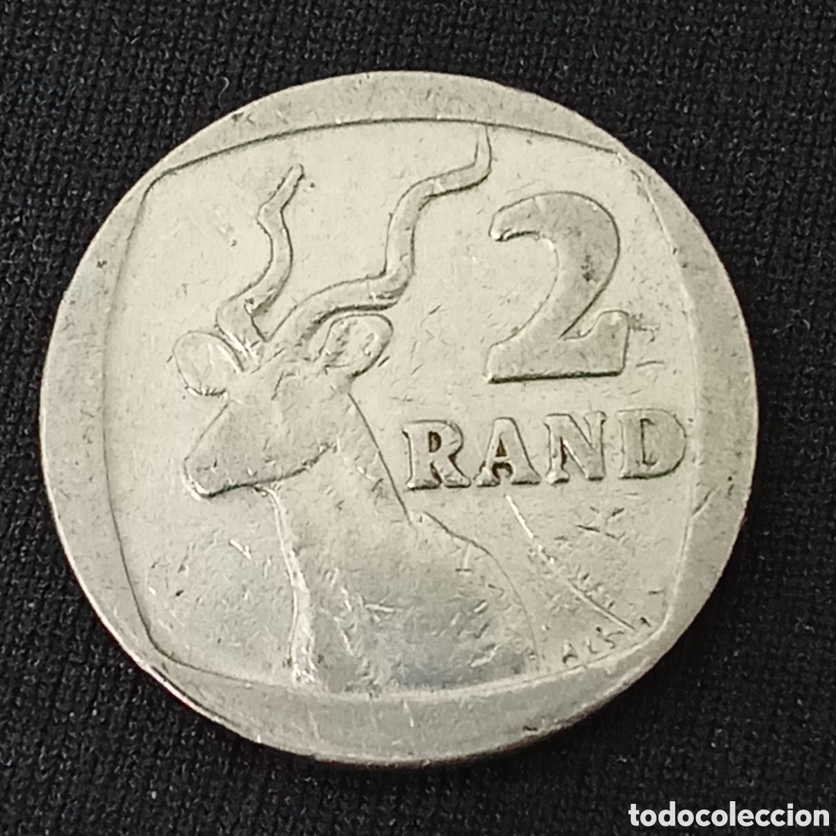 Monedas antiguas de &Aacute;frica: Sud African 2 Rand a&ntilde;o 1990