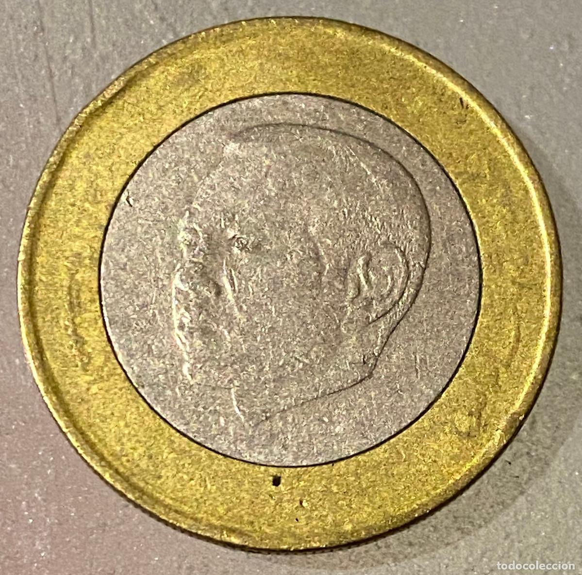 Monedas antiguas de &Aacute;frica: Moneda de 10 Dirhams de Marruecos. A&ntilde;o 2016. Con imagen del rey Mohammed VI. Usada. Buen estado.