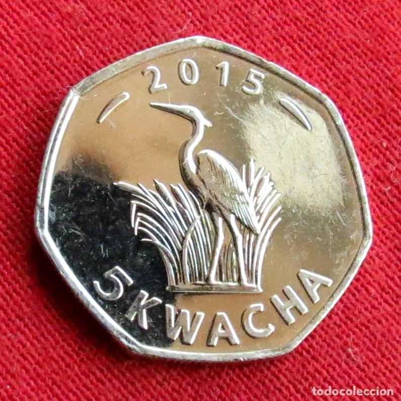 Monedas antiguas de &Aacute;frica: Malawi 5 kwacha 2015 aves UNC