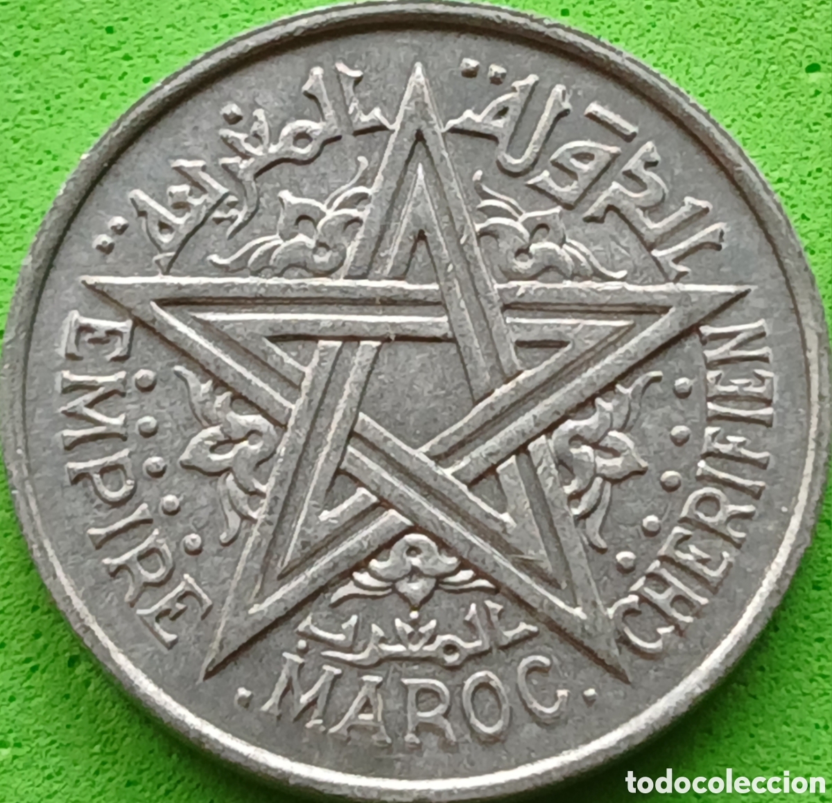 Monedas antiguas de &Aacute;frica: Marruecos 2 francos 1951 Y#47