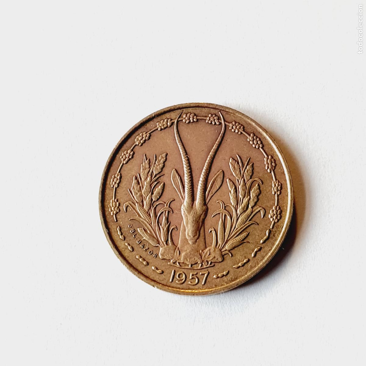 Monedas antiguas de &Aacute;frica: MONEDA-AFRICA OCCIDENTAL FRANCESA Y TOGO-1957-10 FRANCS-EXCELENTE-VER FOTOGRAF&Iacute;AS-COLECCIONISTAS.