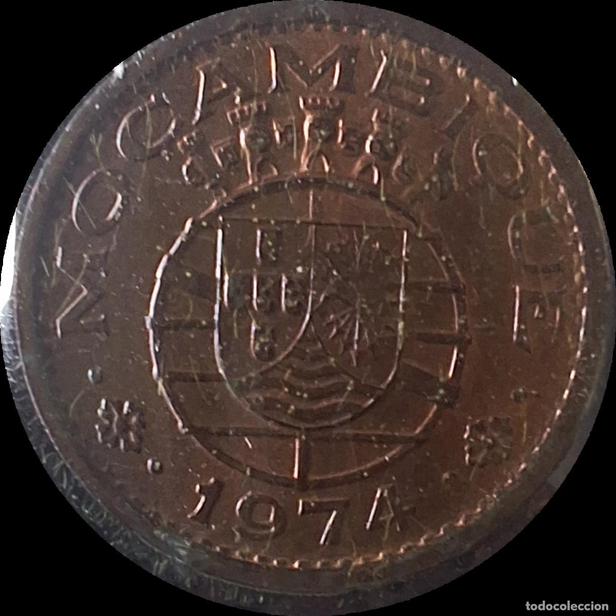 Moedas antigas de &Aacute;frica: Colonias. Mozambique portugu&eacute;s. 1 moneda