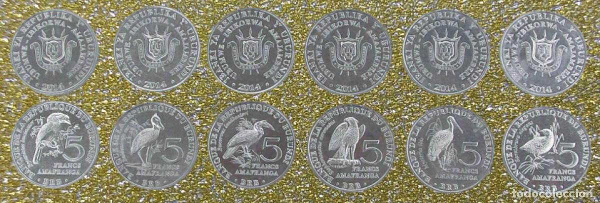 Monedas antiguas de &Aacute;frica: Burundi Juego de Monedas 2014 Aves y Naturaleza Sin Circular