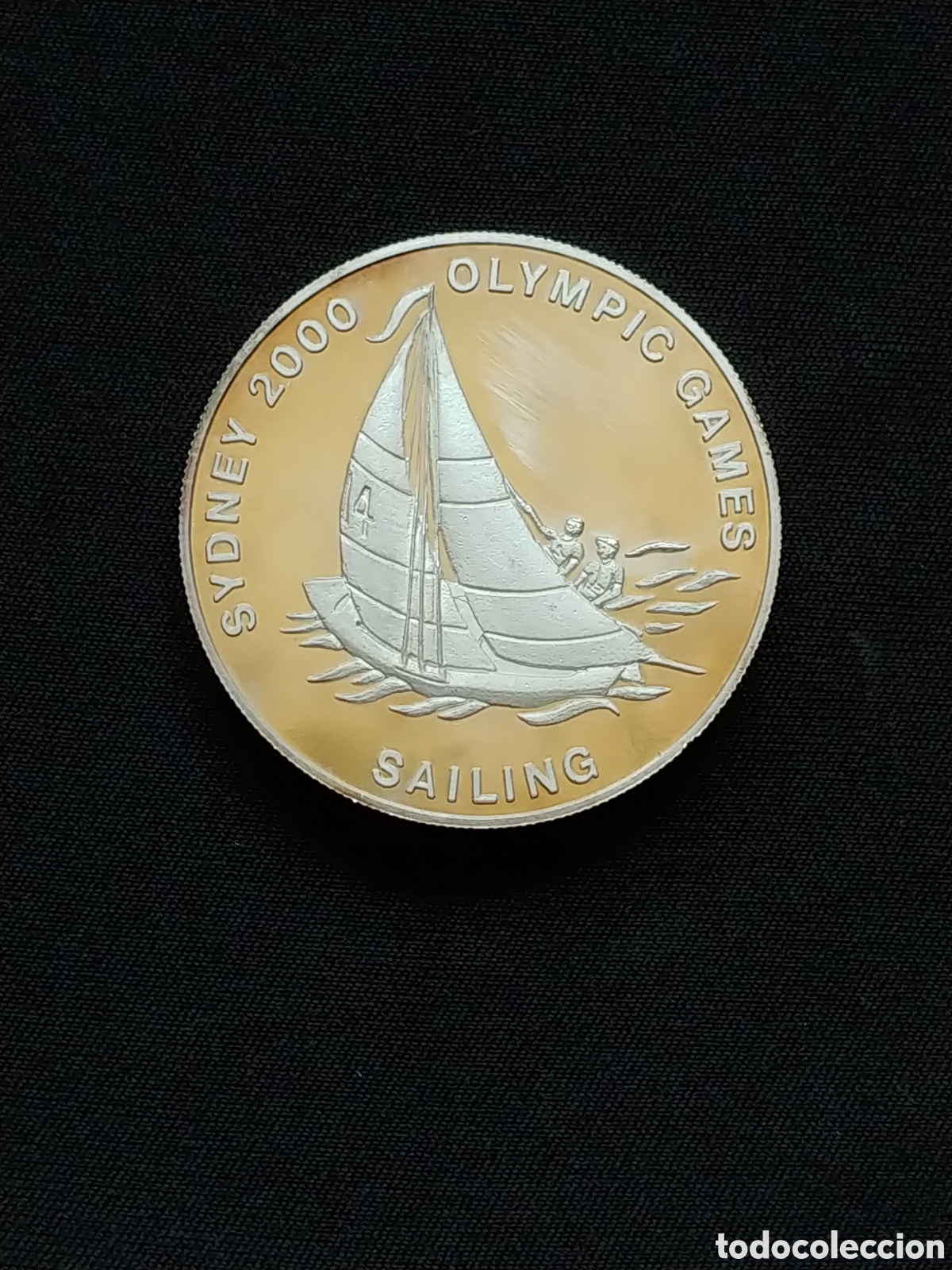 Monedas antiguas de &Aacute;frica: Liberia, 10 Dollars 2000, plata .925 mls., Proof, escasa