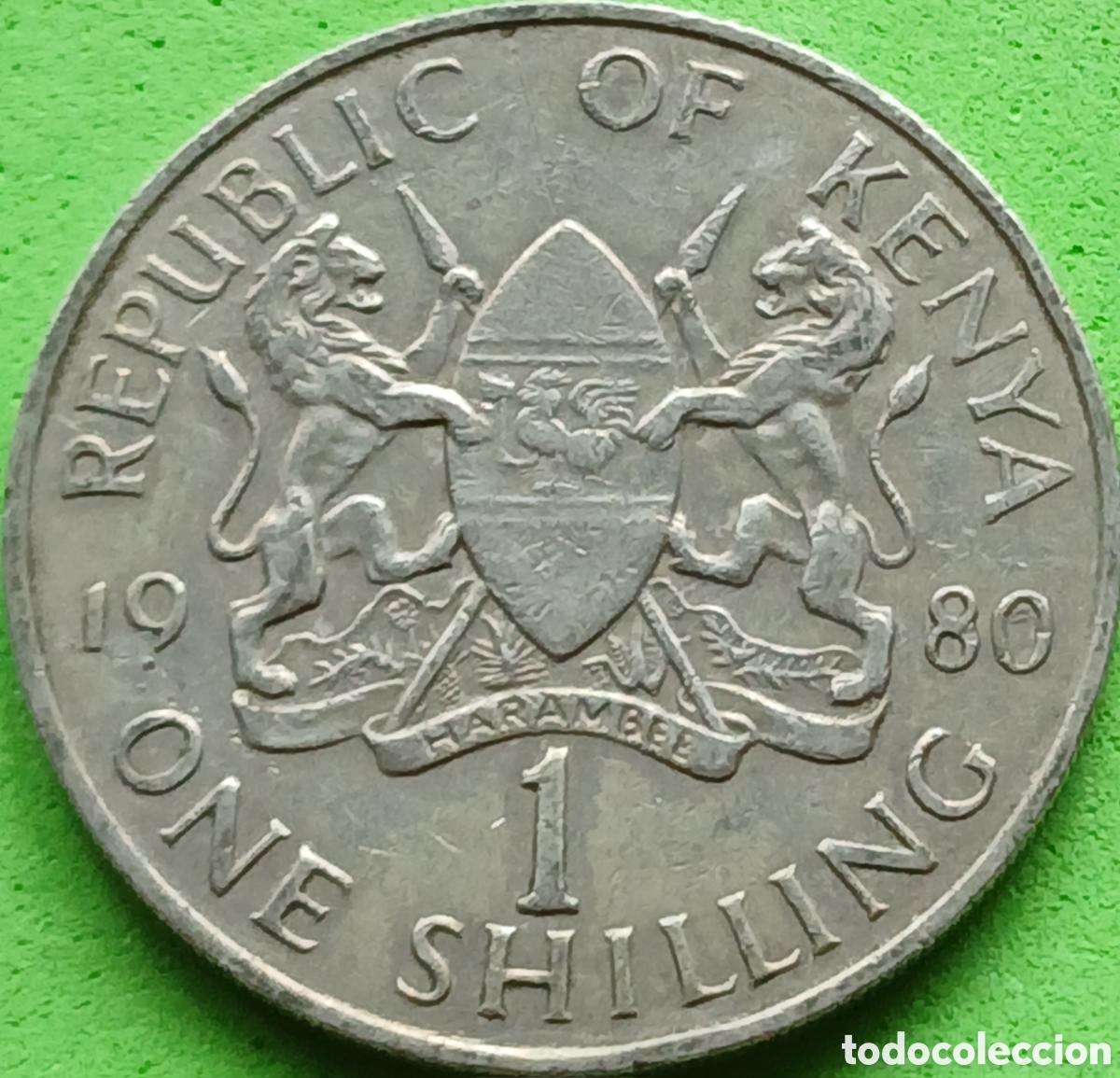Monedas antiguas de &Aacute;frica: Kenya one shilling 1980 km#20