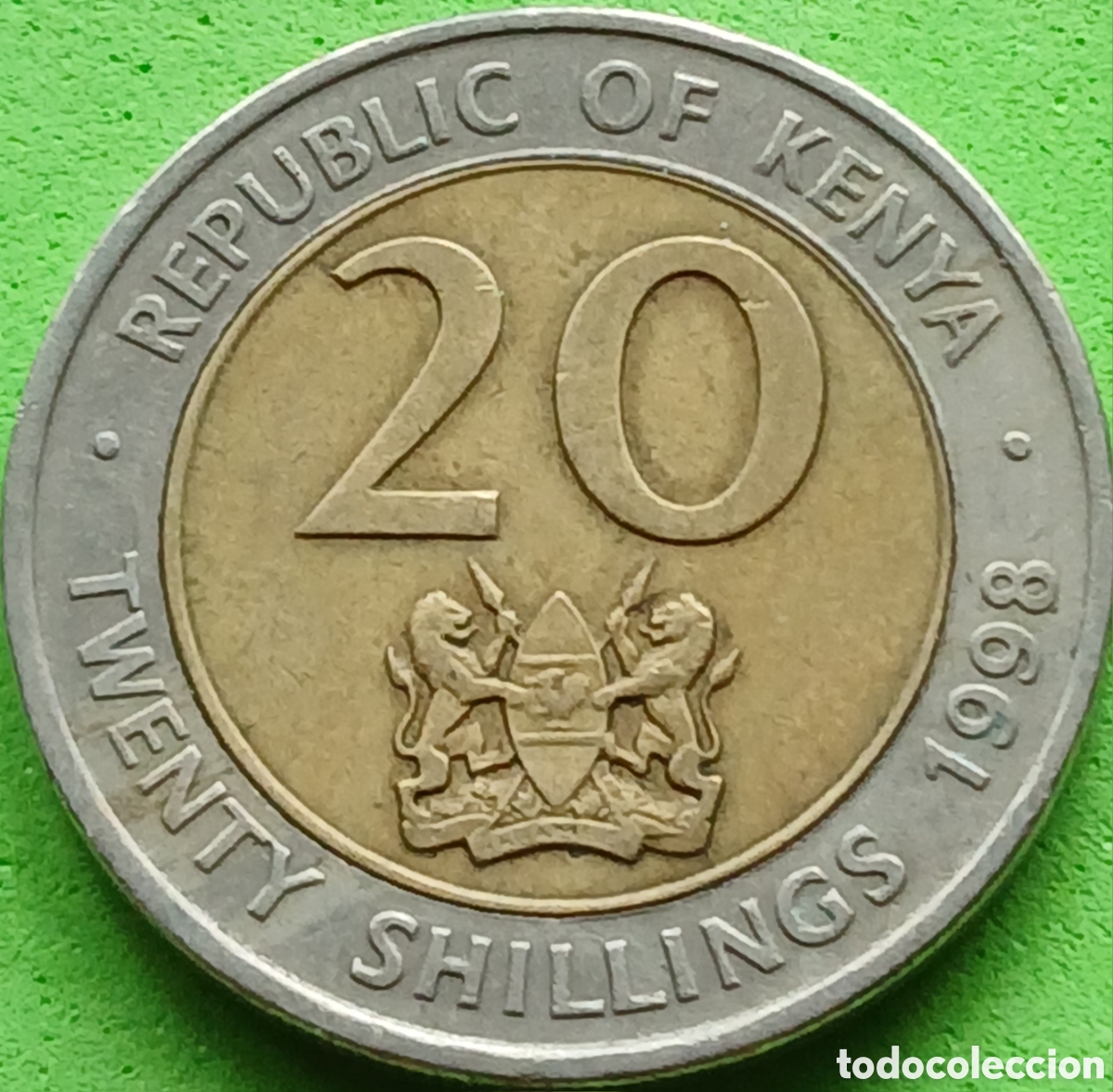 Monedas antiguas de &Aacute;frica: Kenya 20 shillings 1998 km#32