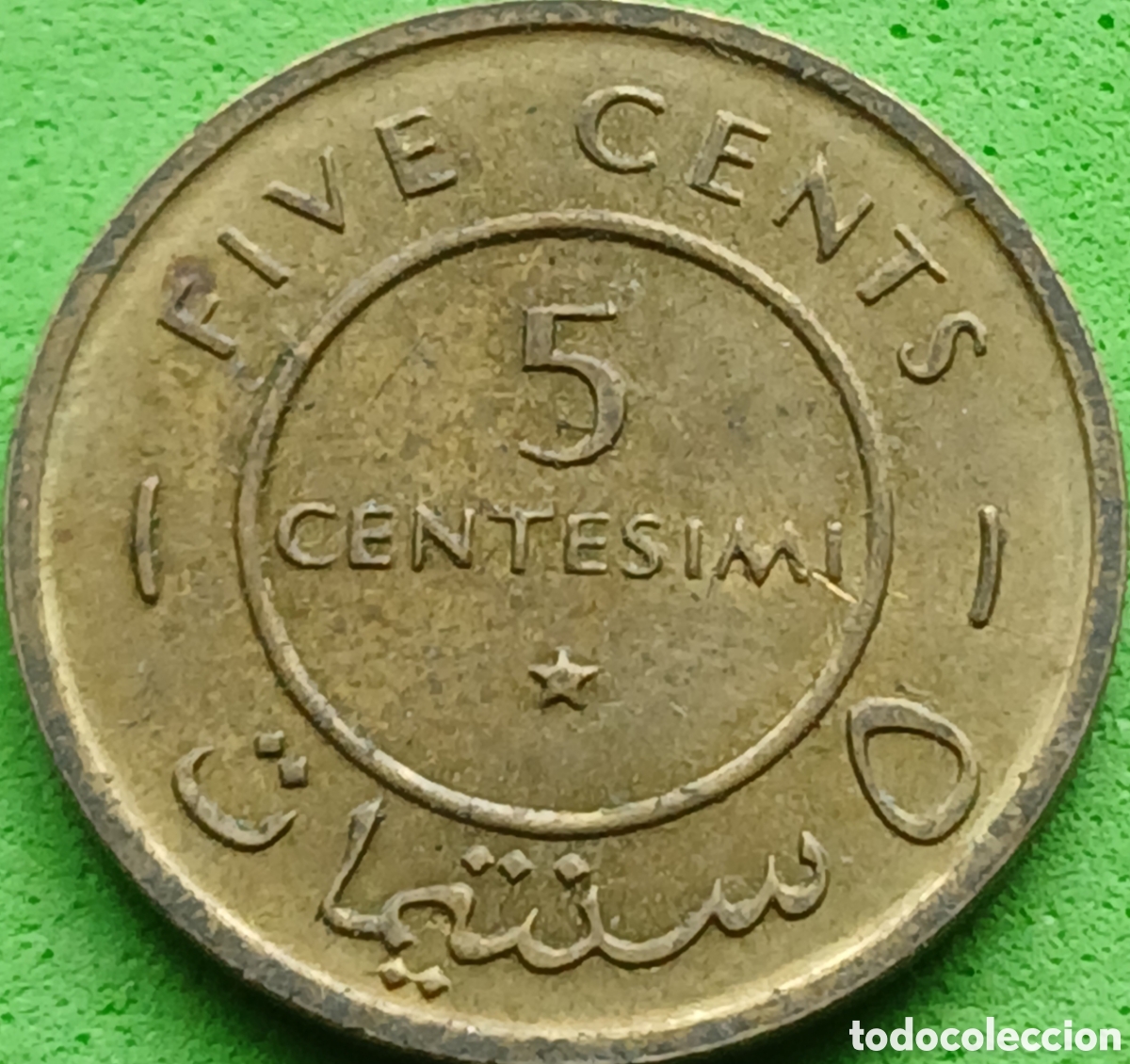 Monedas antiguas de &Aacute;frica: Somalia 5 centesimos 1967 km#6