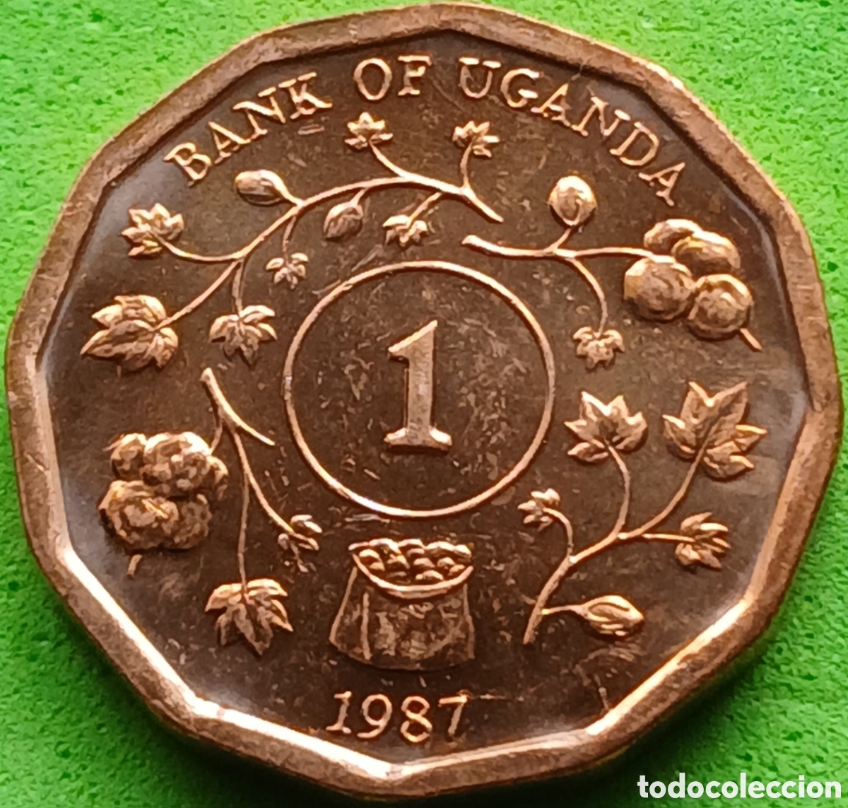 Monedas antiguas de &Aacute;frica: Uganda 1 shilling 1987 km#27