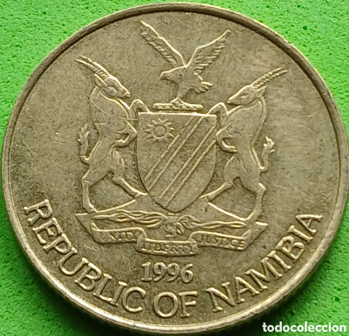 Monedas antiguas de &Aacute;frica: Namibia 1 d&oacute;lar 1996 km#4 - Foto 2