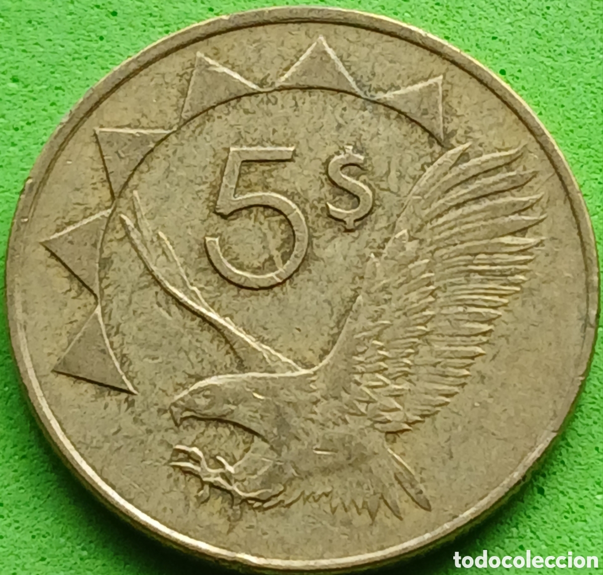 Monedas antiguas de &Aacute;frica: Namibia 5 d&oacute;lares 2015 km#5 - Foto 1