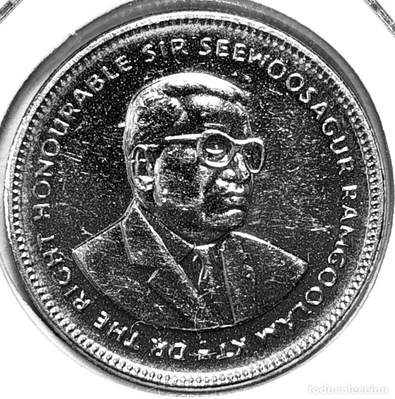 Monedas antiguas de &Aacute;frica: MAURICIO (1987-) - 20 CENTAVOS 2012 - B - 3 GR. ACERO NIQUELADO - DIAMETRO 19 mm - MB - KM#53