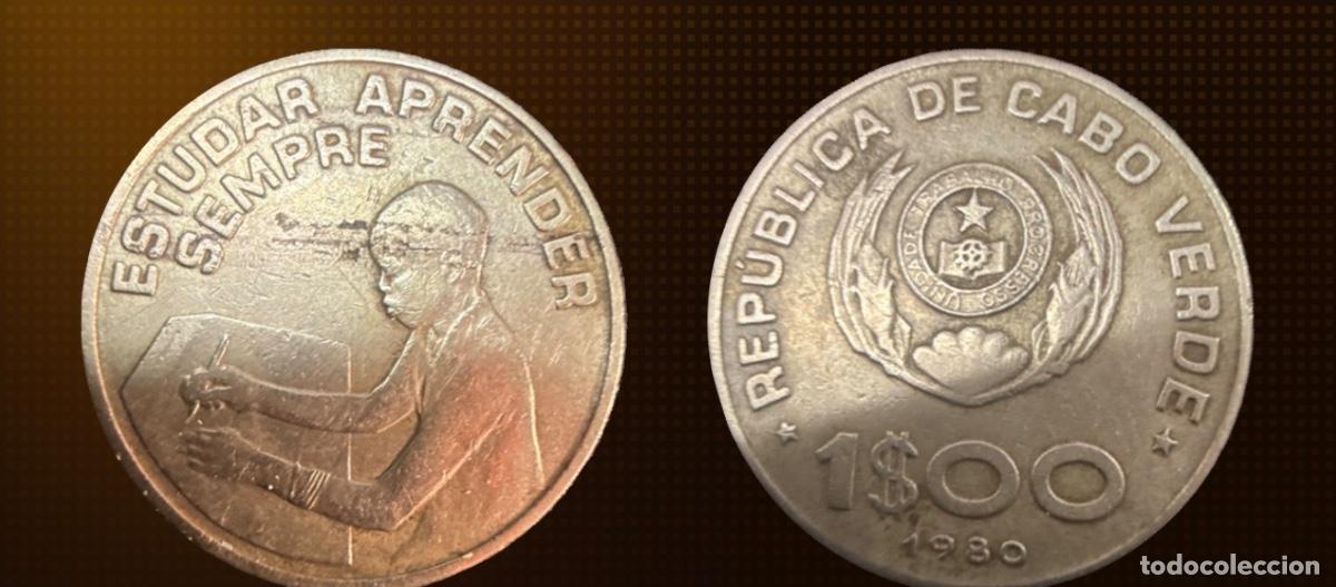 Alte M&uuml;nzen aus Afrika: Cabo Verde 1 escudo &middot; 1980