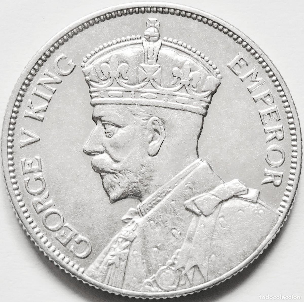 Moedas antigas de &Aacute;frica: MONEDA RHODESIA DEL SUR 2 CHELINES 1936 PLATA EXCELENTE. ESCASA