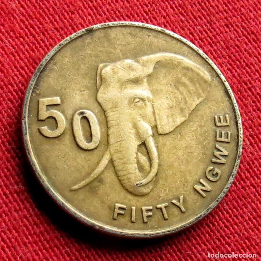 Moedas antigas de &Aacute;frica: Zambia 50 ngwee 2012 #1