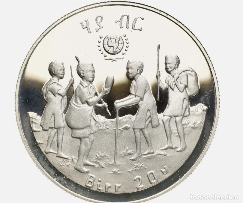 Monnaies anciennes d'Afrique: ETIOPIA 20 BIRR 1980 (EE 1972)