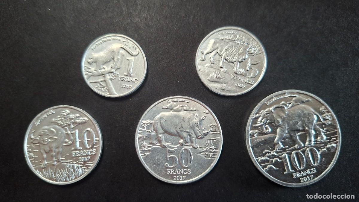 Alte M&uuml;nzen aus Afrika: KATANGA LOTE MONEDAS ANIMALES 2017