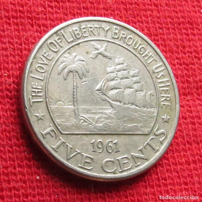 Monete antiche di Africa: Liberia 5 cents 1961