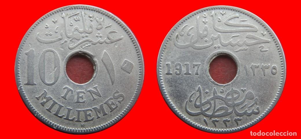 Monedas antiguas de &Aacute;frica: 10 MILLIEMES 1917 EGIPTO-156629