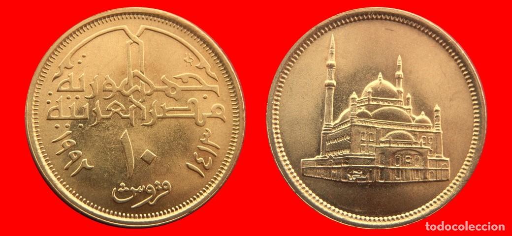 Monedas antiguas de &Aacute;frica: 10 PIASTRAS 1992 EGIPTO-156642