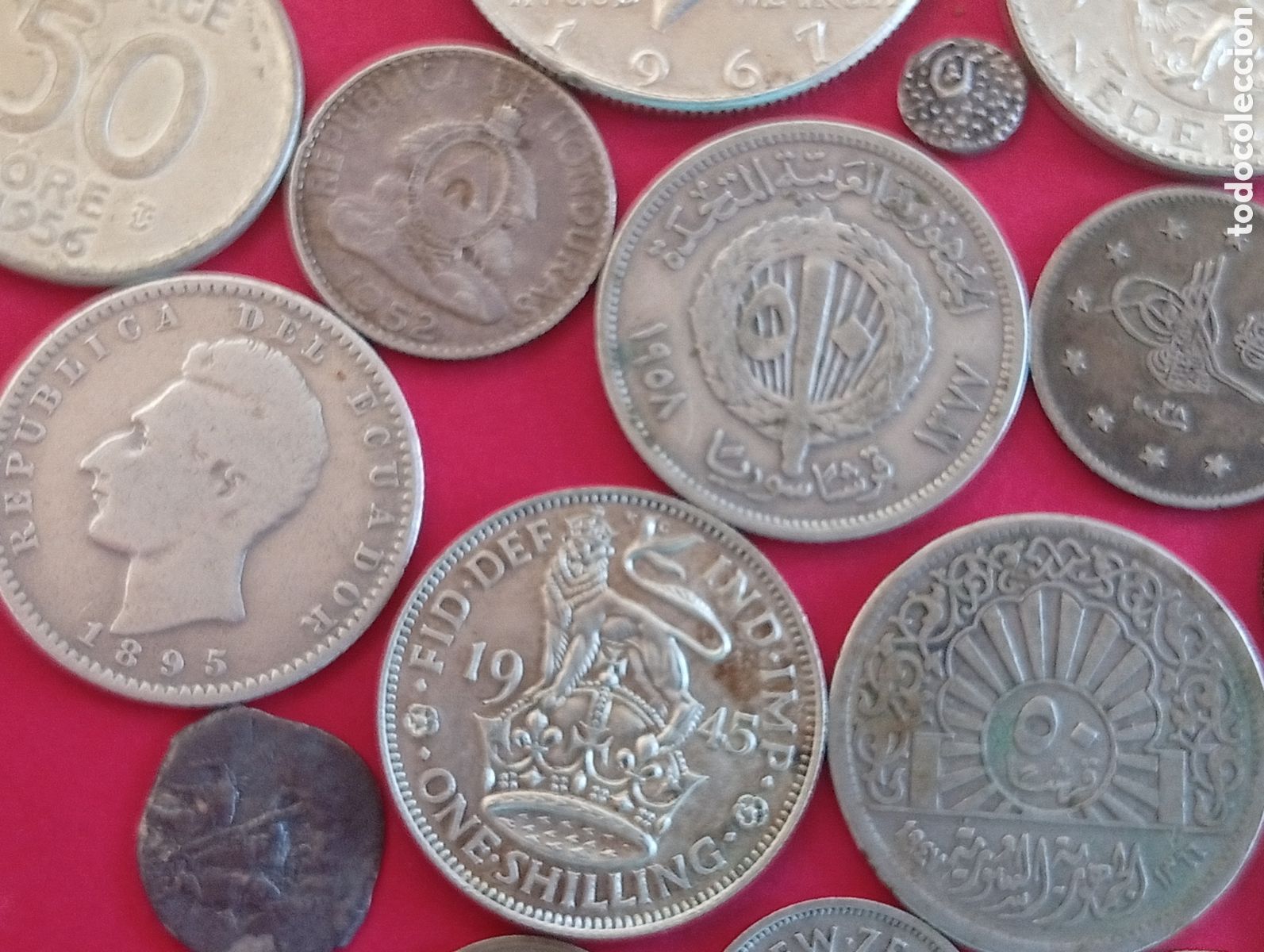 Monedas antiguas de &Aacute;frica: Lote de monedas extranjeras de plata - Foto 5