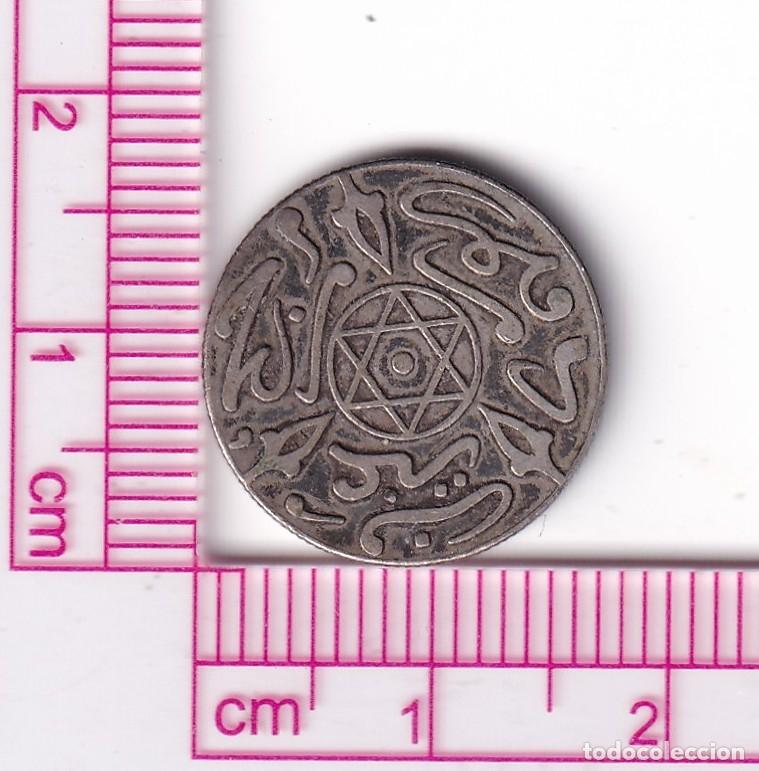 Monedas antiguas de &Aacute;frica: CR5086 MONEDA MEDIO DIRHAM MARRUECOS ABD AL-AZIZ 1895