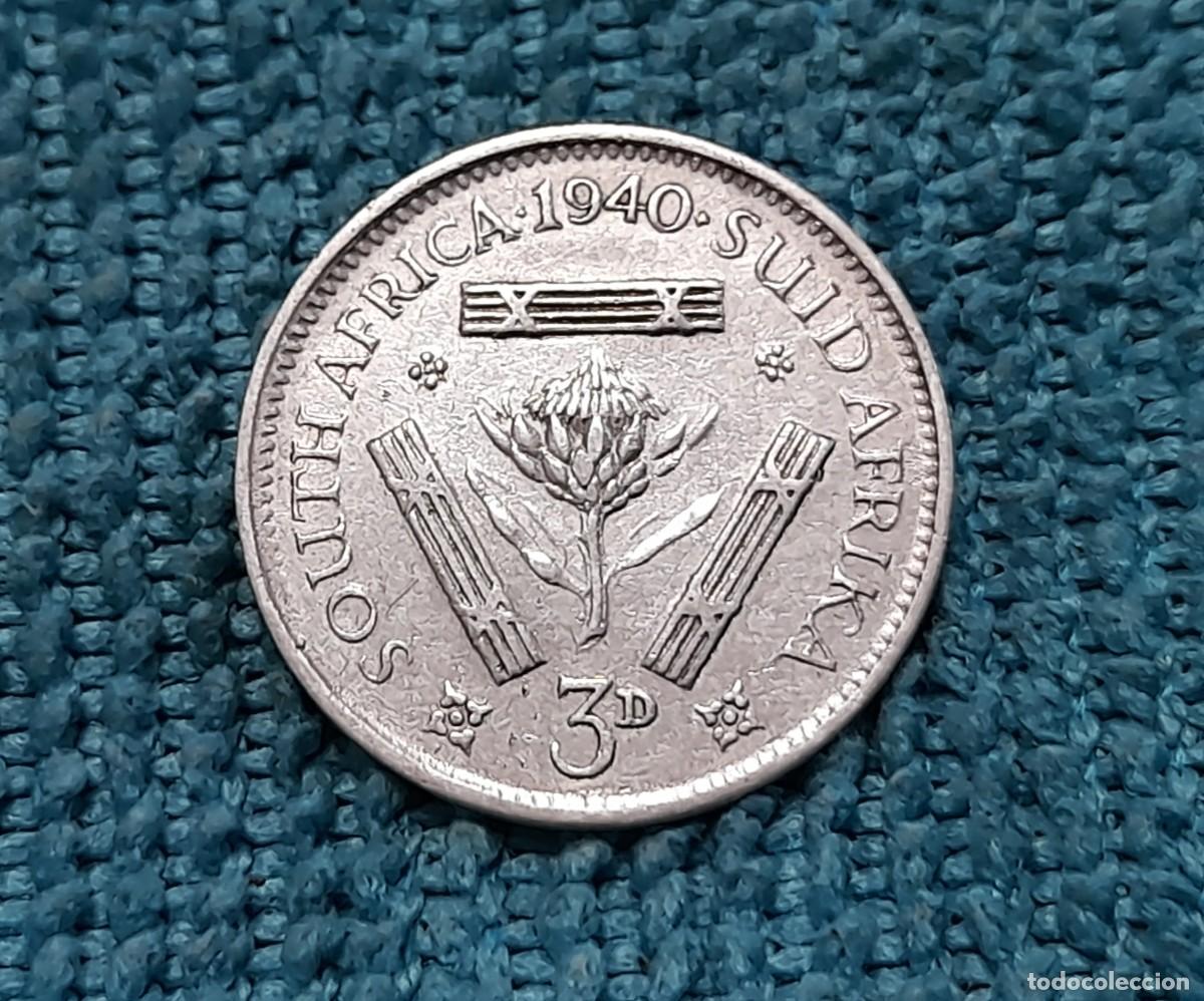 Monete antiche di Africa: Sudafrica, George VI, 3 Pence 1940