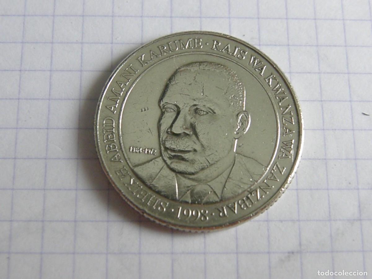 Alte M&uuml;nzen aus Afrika: 200 SHILINGI TANZANIA 1998 KM#34 LEONES KARUME LATON NIQUEL