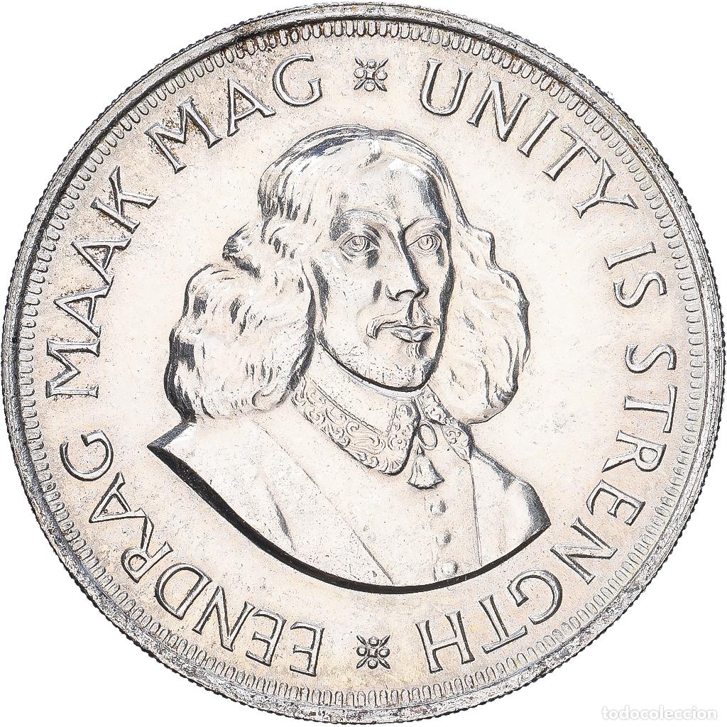 Old Coins of Africa: [#1547642] Sud&aacute;frica, 50 Cents, 1962, Pretoria, Plata, EBC, KM:62