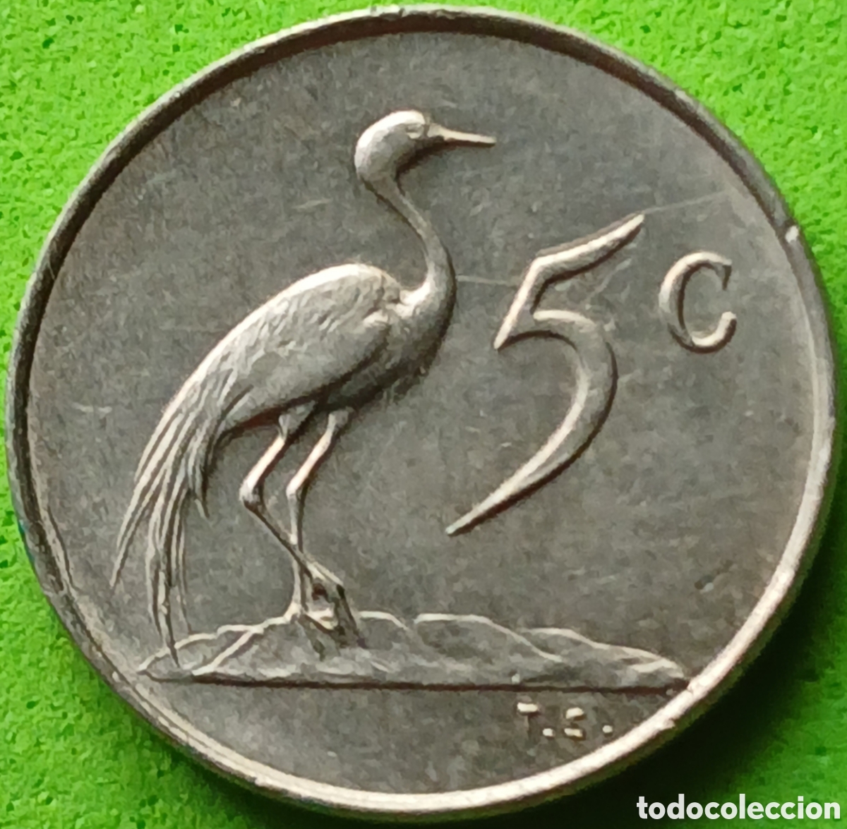 Alte M&uuml;nzen aus Afrika: Suid &Aacute;frica 5 cents 1966 km#67.2