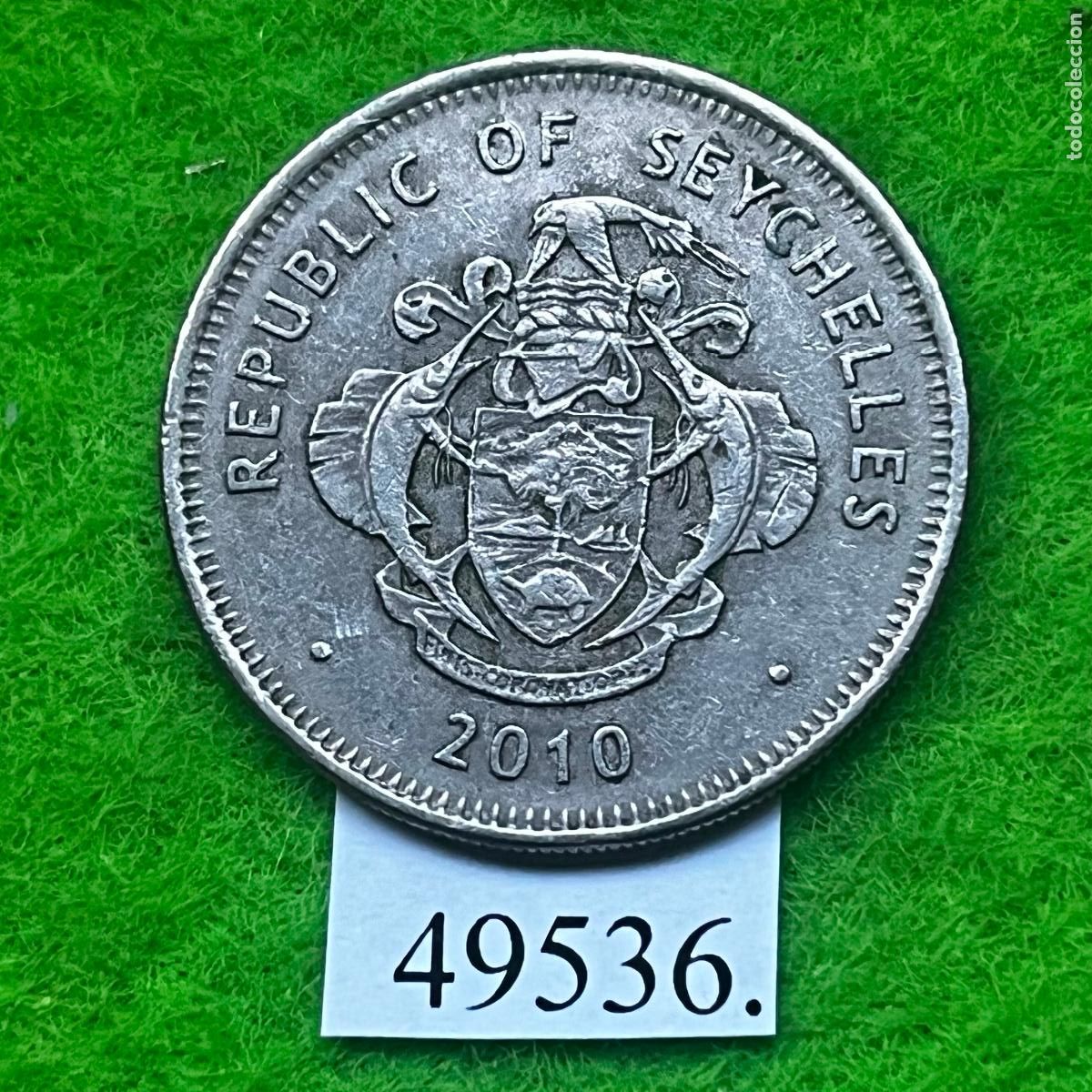 Monedas antiguas de &Aacute;frica: Seychelles 1 rupia 2010 - Foto 2