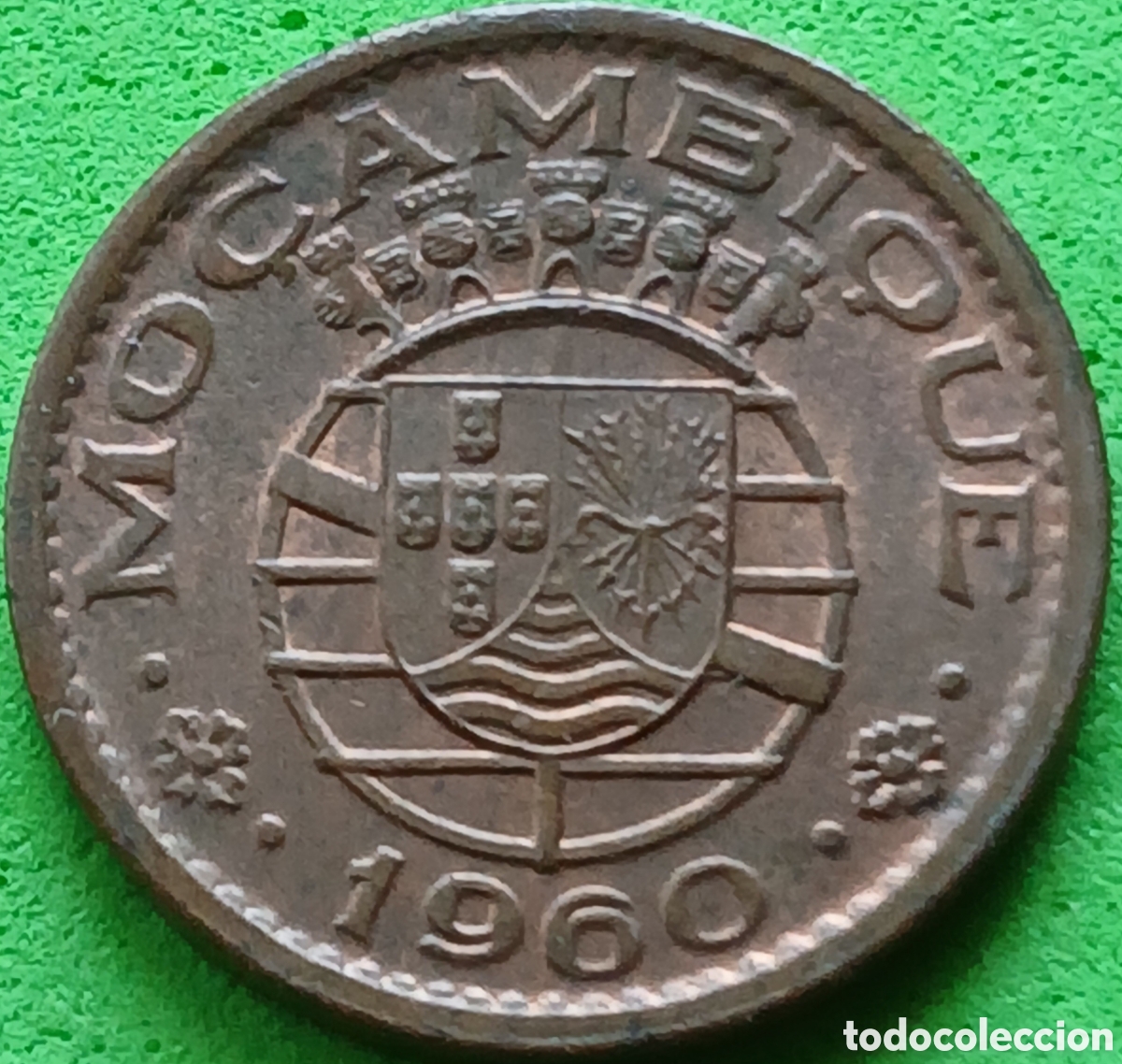 Old Coins of Africa: Mozambique 10 centavos 1960 km#83