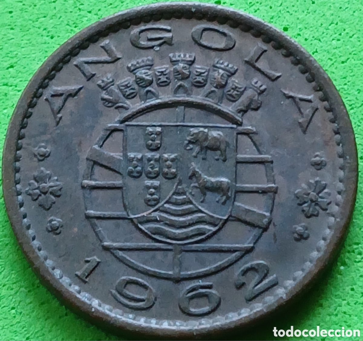 Alte M&uuml;nzen aus Afrika: Angola 20 centavos 1962 km#78
