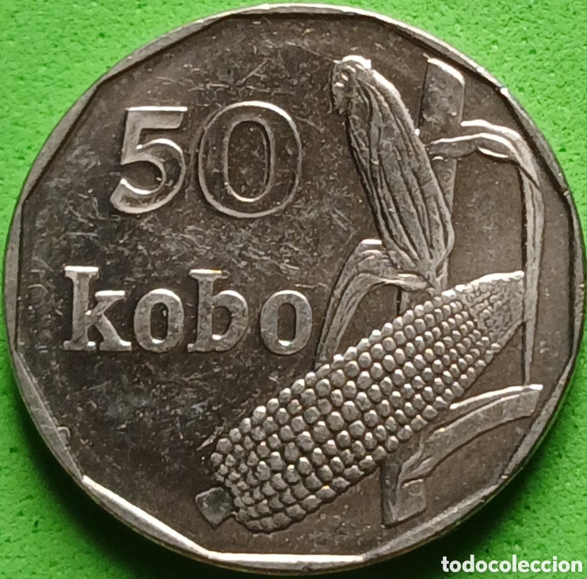 Alte M&uuml;nzen aus Afrika: Nigeria 50 kobo 2006 km#13.3