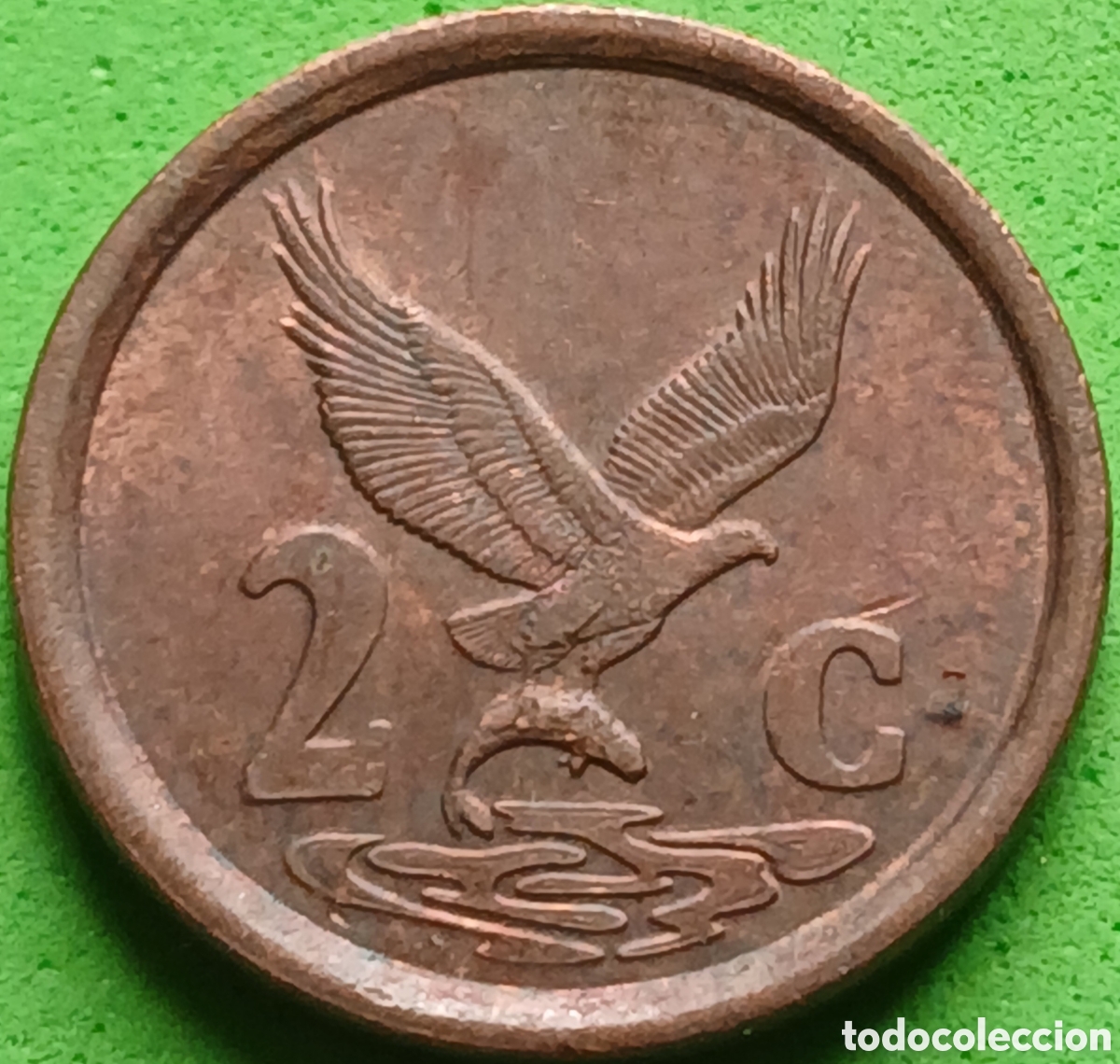 Old Coins of Africa: Suid &Aacute;frika 2 cents 1991 km#133
