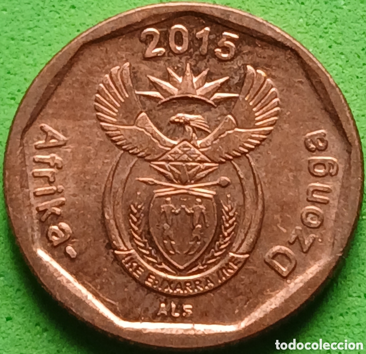 Old Coins of Africa: Afrika Dzonga 10 cents 2015 UC#13