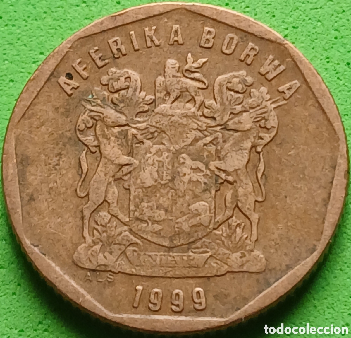 Old Coins of Africa: Aferika Borwa 20 cents 1999 km#162