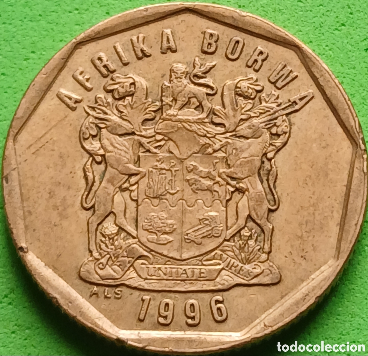 Old Coins of Africa: Afrika Borwa 50 cents 1996 km#163