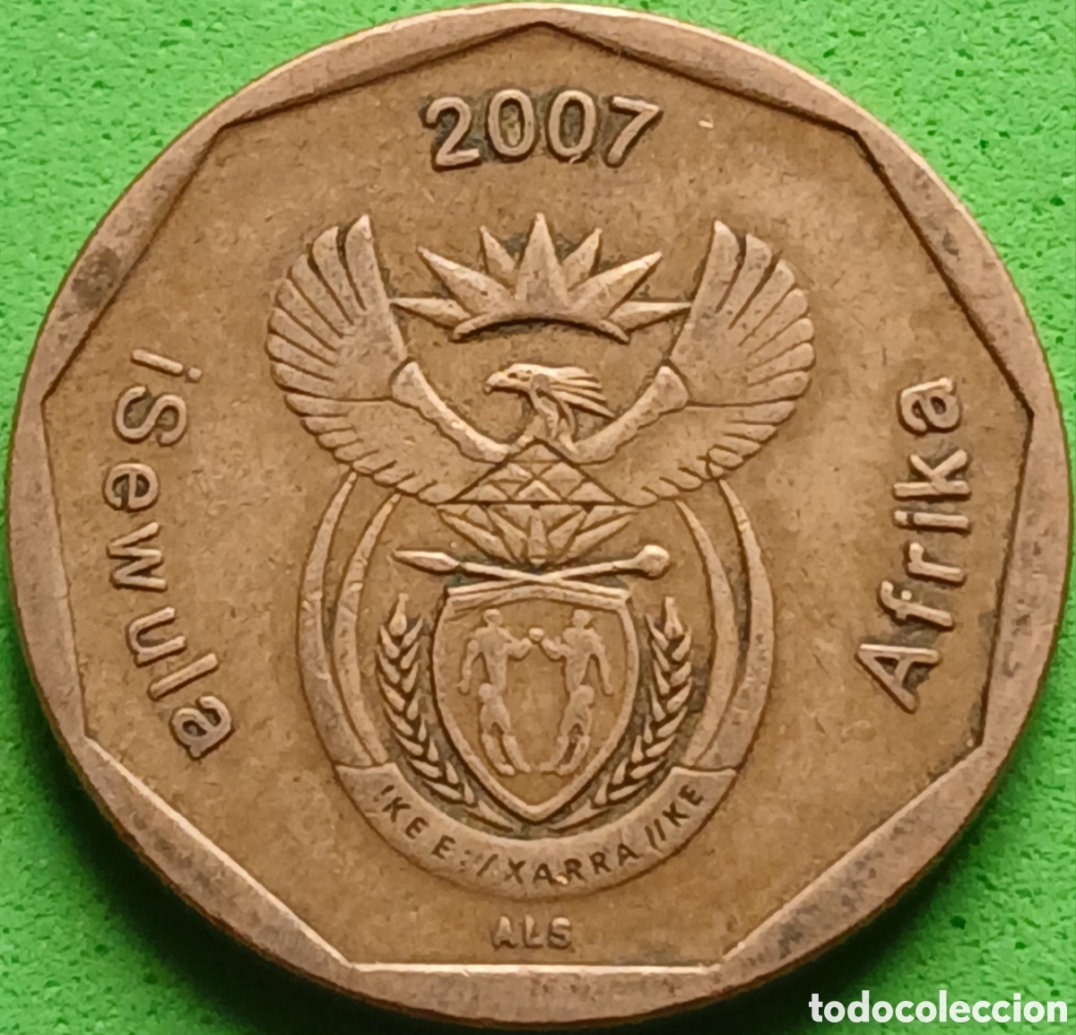 Old Coins of Africa: Isewula &Aacute;frika 50 cents 2007 km#343