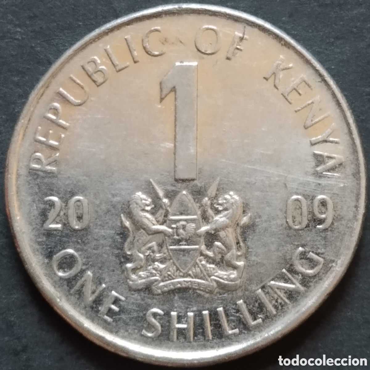 Old Coins of Africa: MONEDA - KENIA / KENYA 1 CHEL&Iacute;N / SHILLINGS 2009
