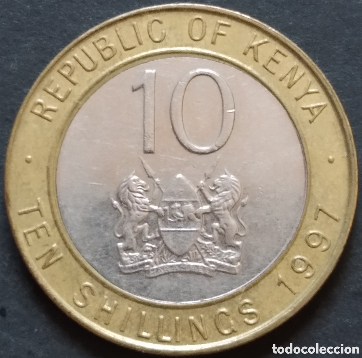 Monedas antiguas de &Aacute;frica: MONEDA - KENIA / KENYA 10 CHELINES / SHILLINGS 1997