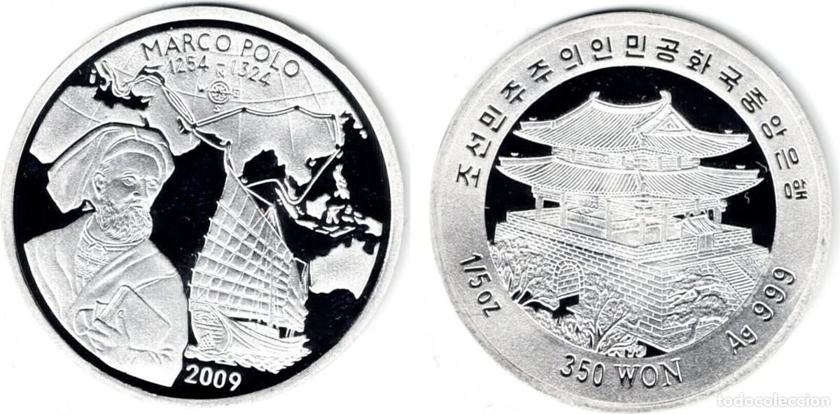 Monedas antiguas de &Aacute;frica: KOREA DEL NORTE 350 WON 2009