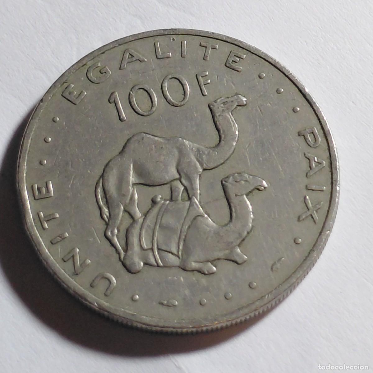 Monedas antiguas de &Aacute;frica: DJIBOUTI - 100 Franc 1955 KM3 - &iexcl;SUPER++ CALIDAD!