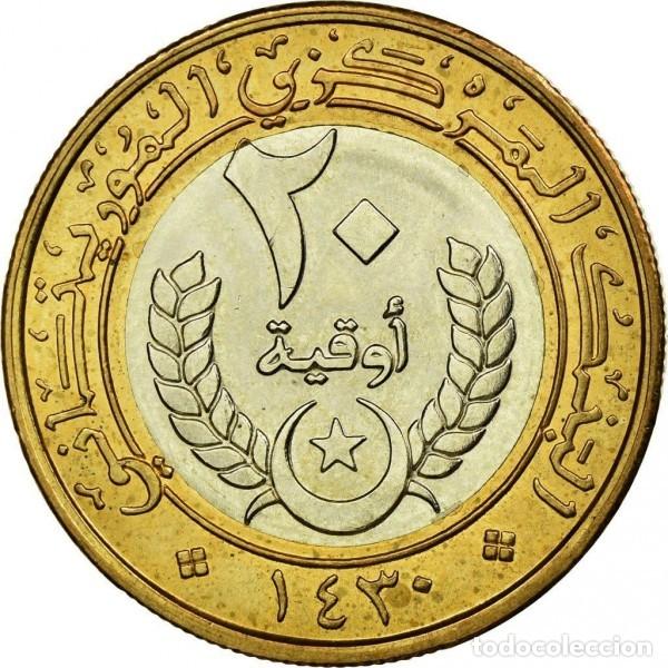Monedas antiguas de &Aacute;frica: MAURITANIA - 20 Ougiya 2009 KM8
