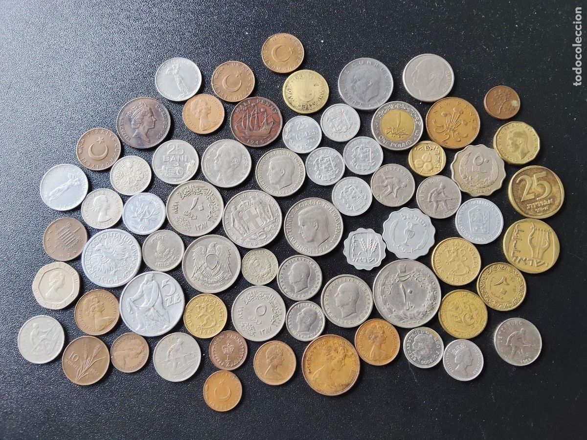 Monedas antiguas de &Aacute;frica: LOTE MONEDAS INTERNACIONALES